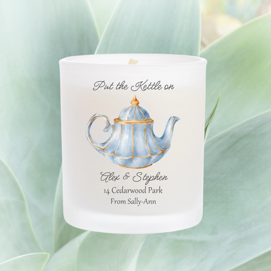 Personalised Scented Candle for New Homes - Teapots