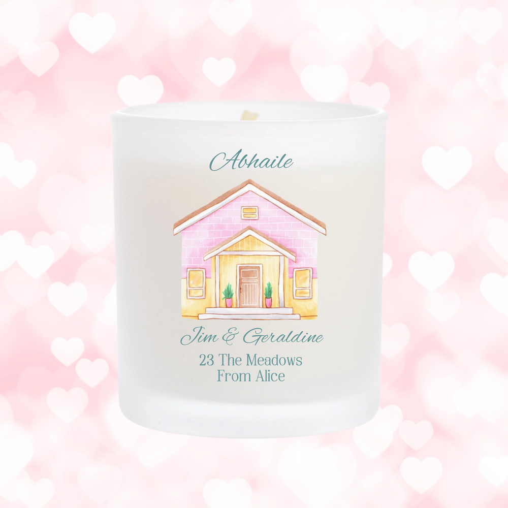 Personalised Scented Candle for New Homes - Abhaile