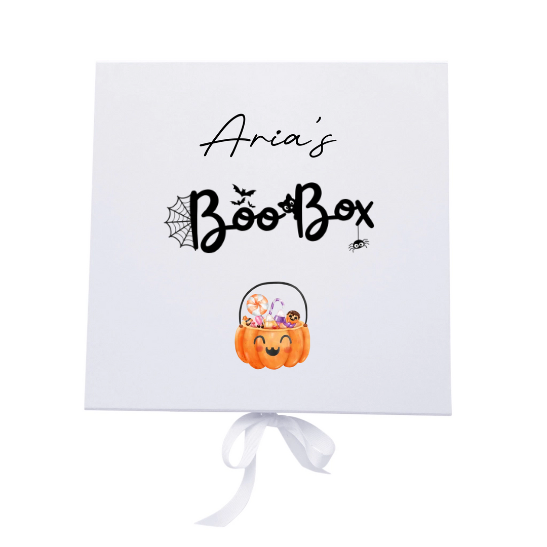 Personalised Halloween Keepsake Box for Boys & Girls - Boo Box
