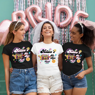 Personalised Hen Night T-Shirts - Retro Radio