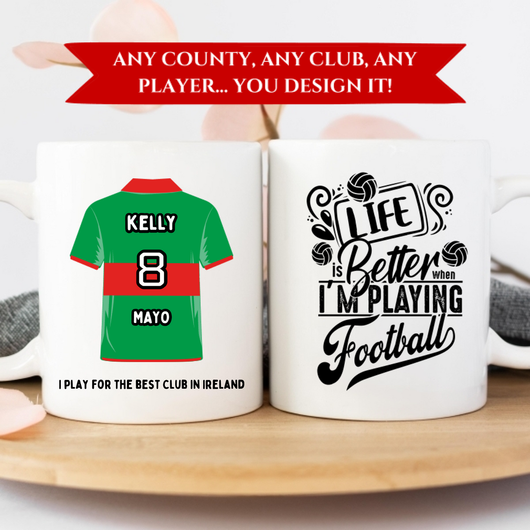 Personalised GAA Fan - Mug- Irish