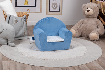 Personalised Chair - Little Boy Blue - Velvet 6months to 4 years