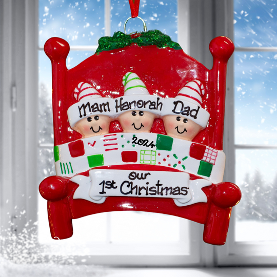 Personalised Christmas Ornament - Bed Heads 3