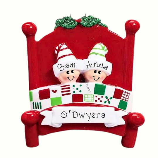 Personalised Christmas Ornament - Bed Heads 2