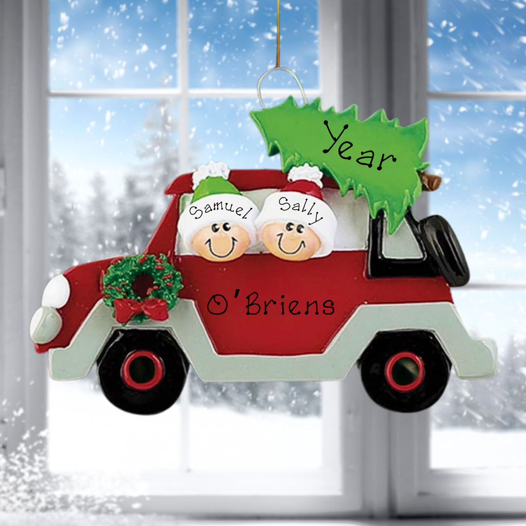 Personalised Christmas Ornaments - Christmas Caravan 2