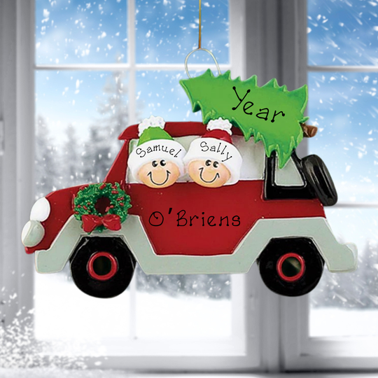 Personalised Christmas Ornaments - Christmas Caravan 2
