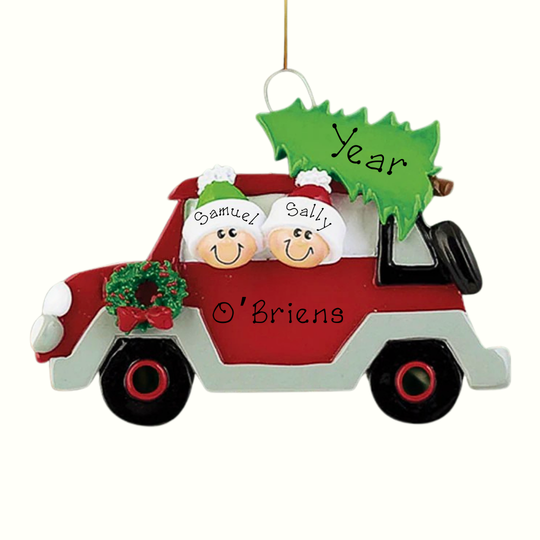 Personalised Christmas Ornaments - Christmas Caravan 2