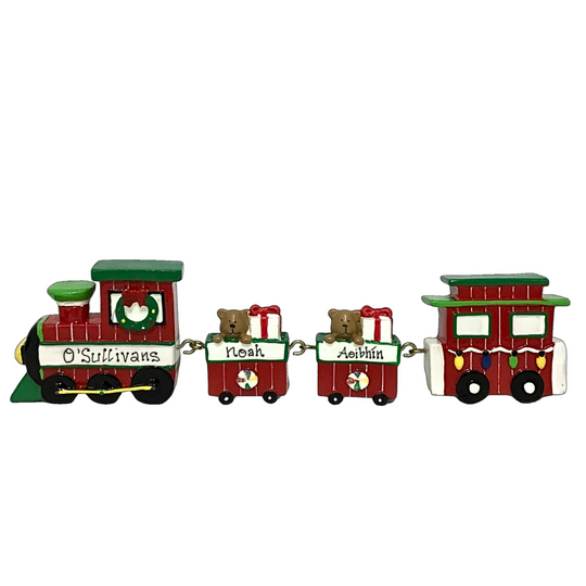 Personalised Linking Train 2 Carriages in 'Our Christmas Express' Gift Box