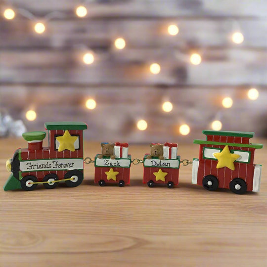 Personalised Linking Train 2 Carriages in 'Our Christmas Express' Gift Box