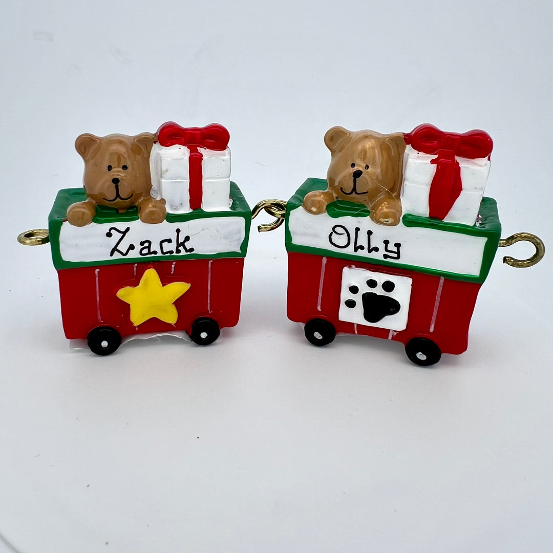 Personalised Linking Train 8 Carriages in 'Our Christmas Express' Gift Box