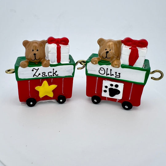 Personalised Linking Train 8 Carriages in 'Our Christmas Express' Gift Box