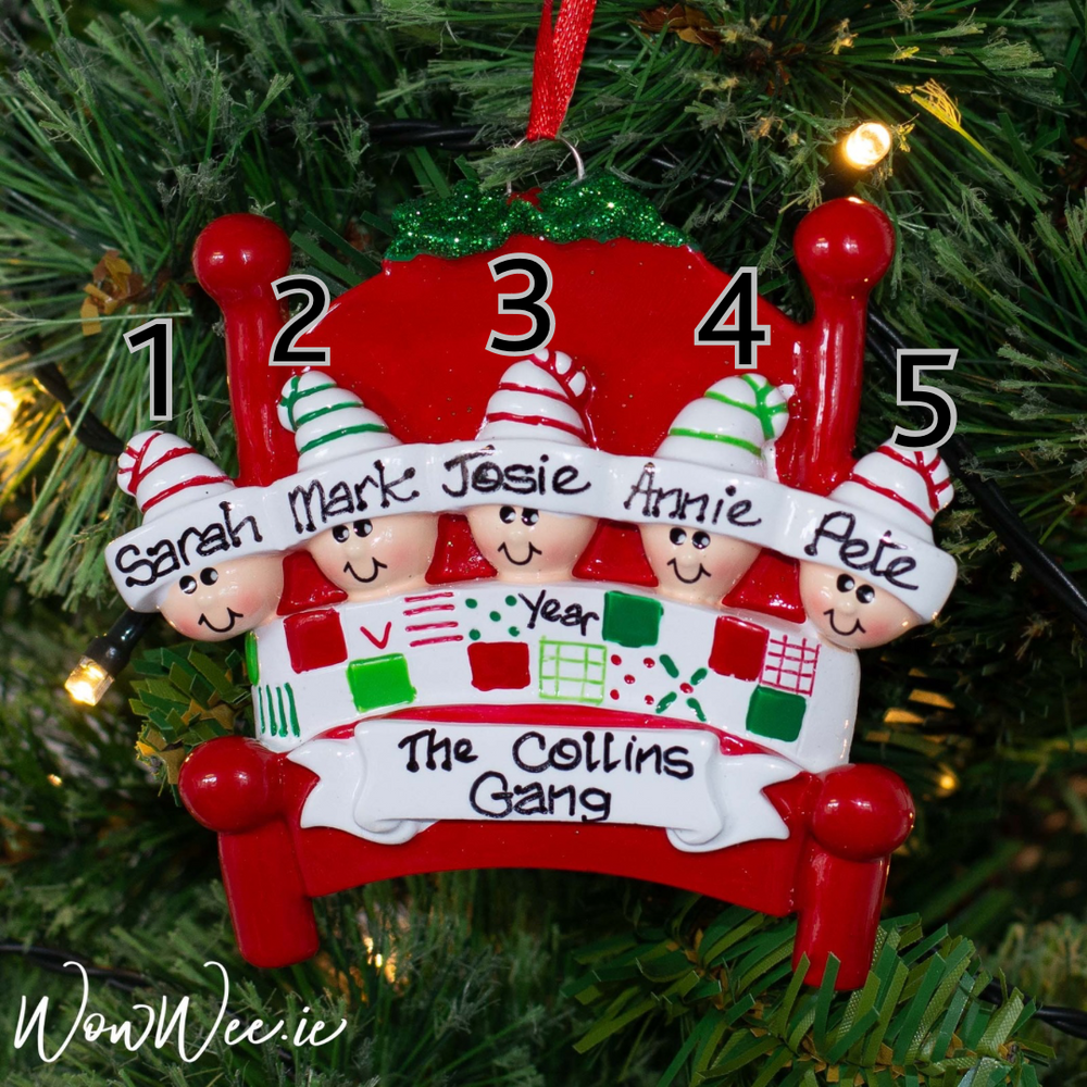 Personalised Christmas Decorations - Bed Heads 5