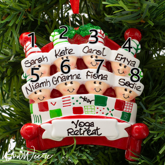 Personalised Christmas Ornament - Bed Heads 8