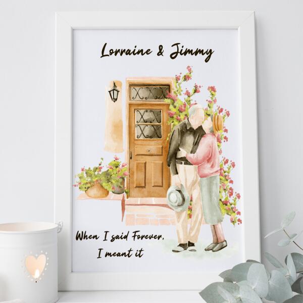 Personalised Frame for Couples - Forever Love