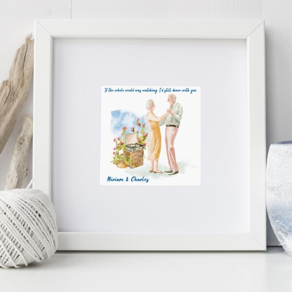 Personalised Frame for Couple - Dance Together