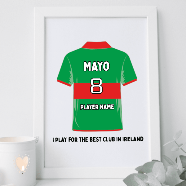 Personalised GAA Fan - Frame - Irish