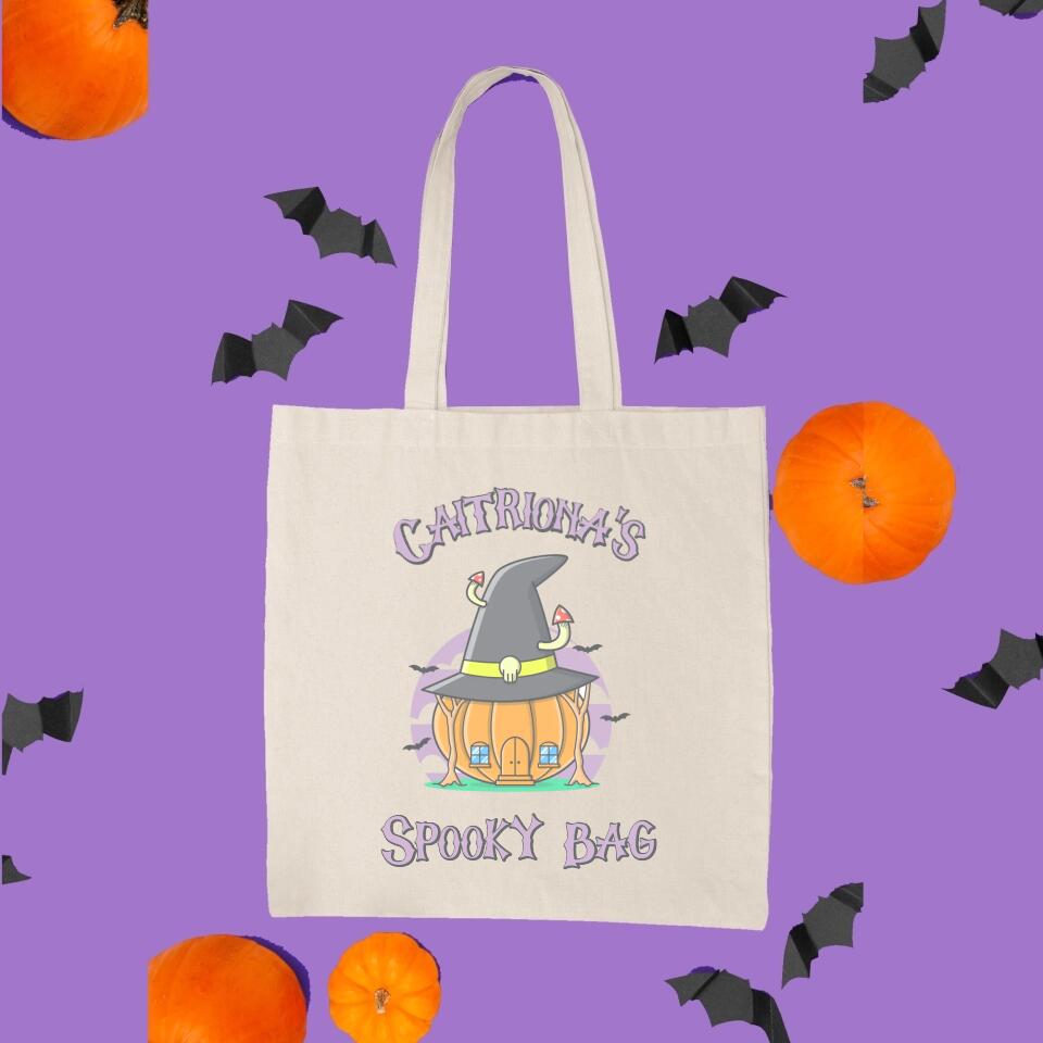 Personalised Halloween Tote Bag - Spooky Bag
