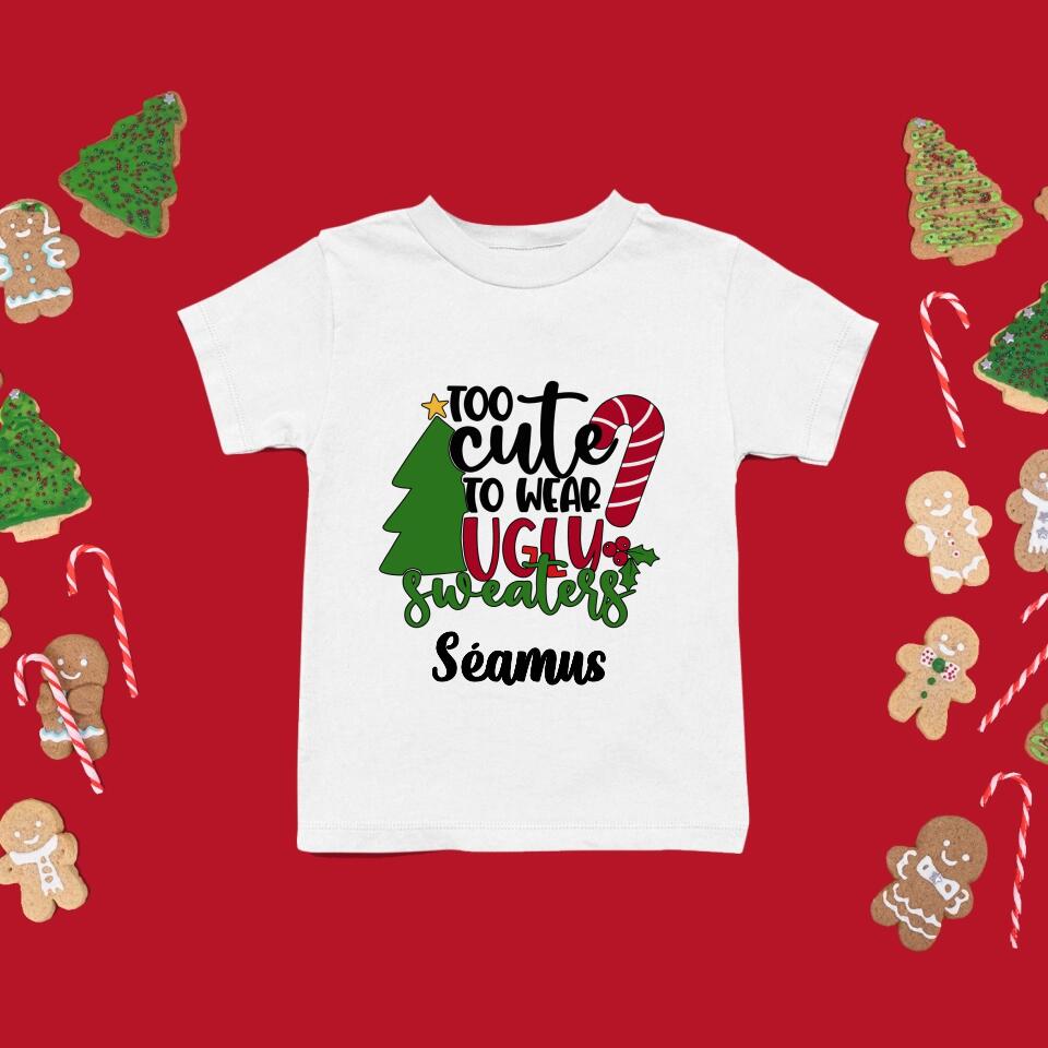 Personalised Christmas T-Shirt for Children - Funny