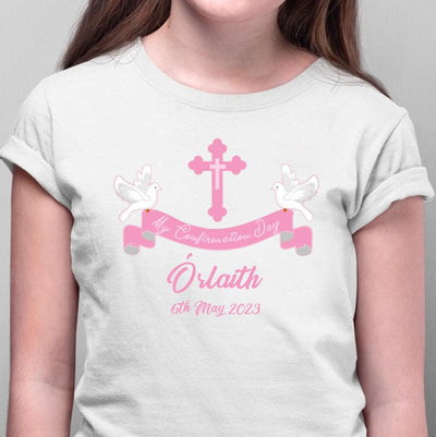 Personalised Confirmation T-Shirt for Girls