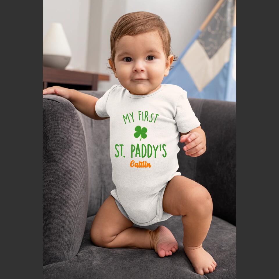 Personalised Baby Vest - My First St. Patrick's Day