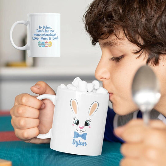 Personalised Easter Mug for Boys - Don't Eat Too Much Chocolate