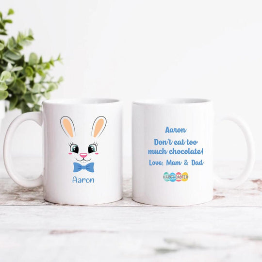 Personalised Easter Mug for Boys - Don't Eat Too Much Chocolate