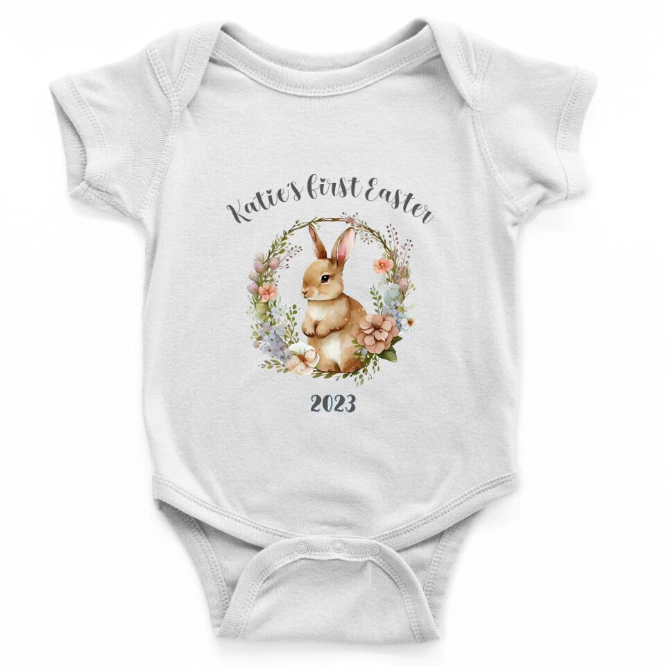 Personalised Baby Vest - First Easter - Unisex