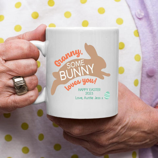 Personalised Mug - Some Bunny Loves You