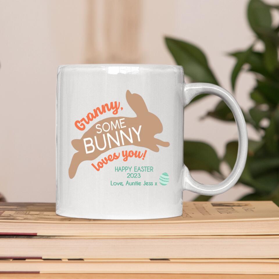 Personalised Mug - Some Bunny Loves You