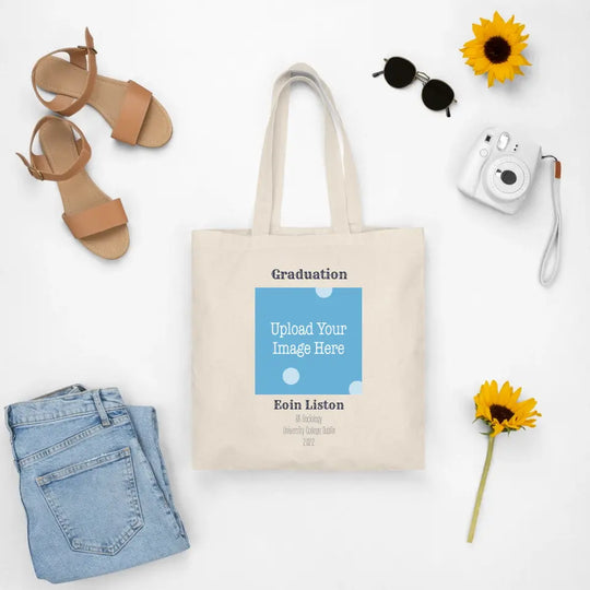 Personalised Graduation Tote Bag - Upload Your Own Crest
