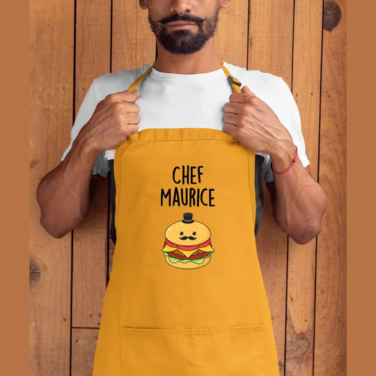 Personalised Apron - Chef - Food