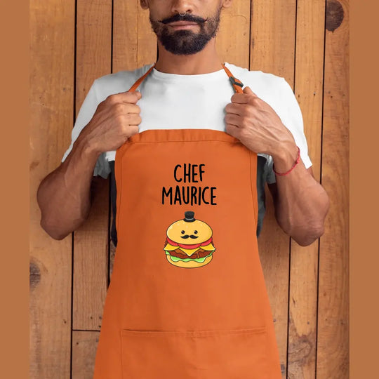 Personalised Apron - Chef - Food