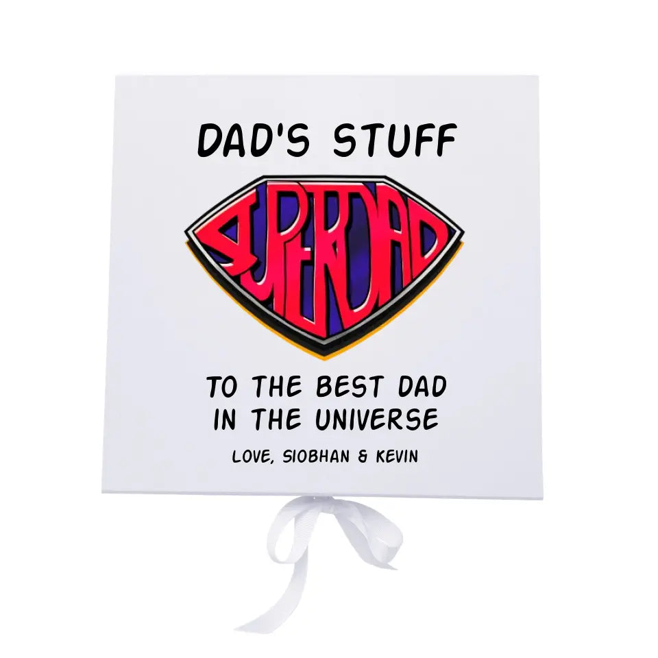 Personalised Keepsake Box - Dad's Stuff