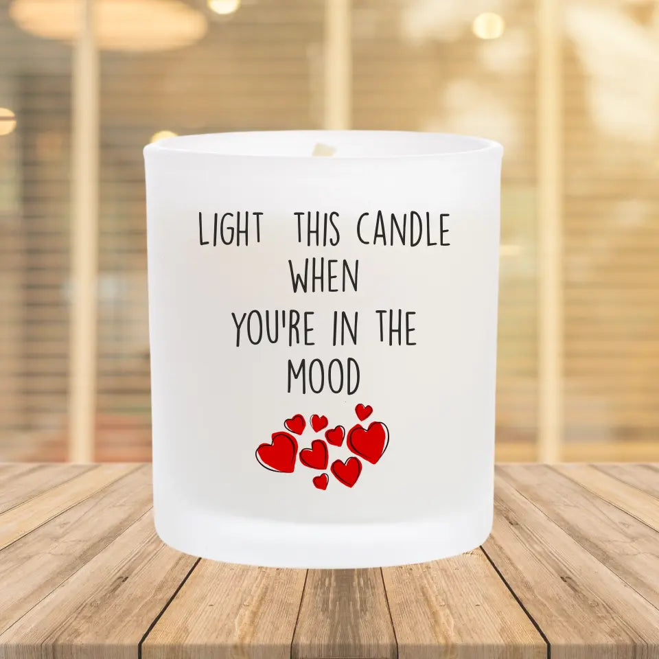 Personalised Candle - Light this candle when....