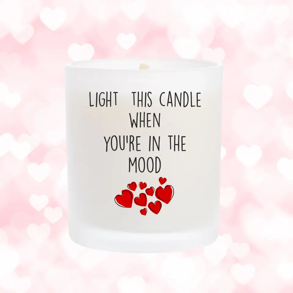 Personalised Candle - Light this candle when....