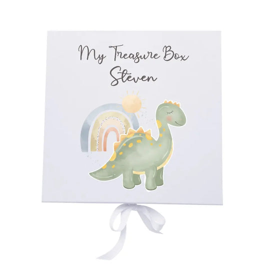 Personalised Keepsake Box for Boys - Dinosaurs