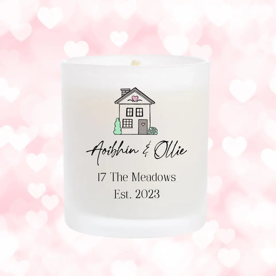 Personalised Candle for New Home - House