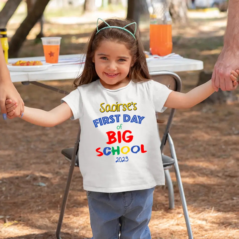 Personalised T-Shirt - First Day of School