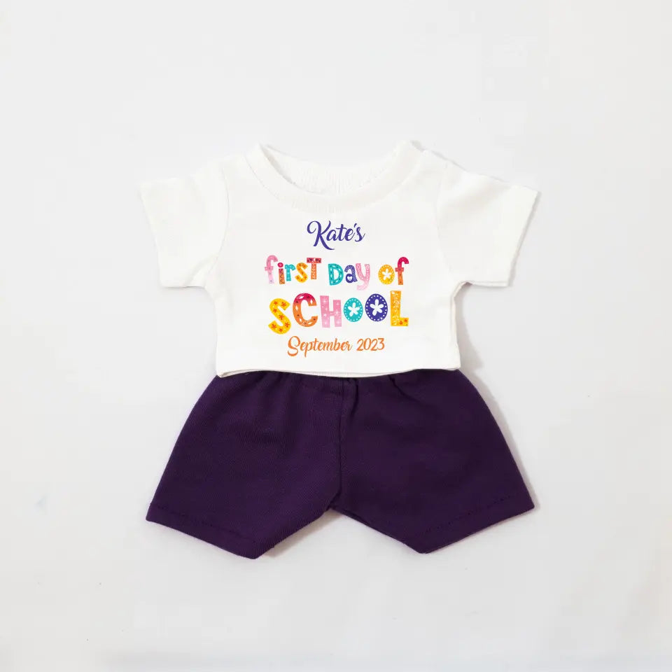 Personalised Rag Doll - First Day of School