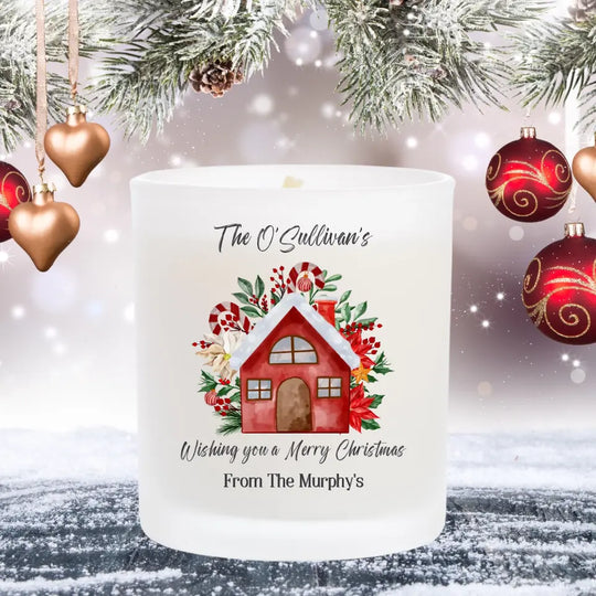 Personalised Christmas Candle for Family - BACK IN STOCK on 14th October 2024