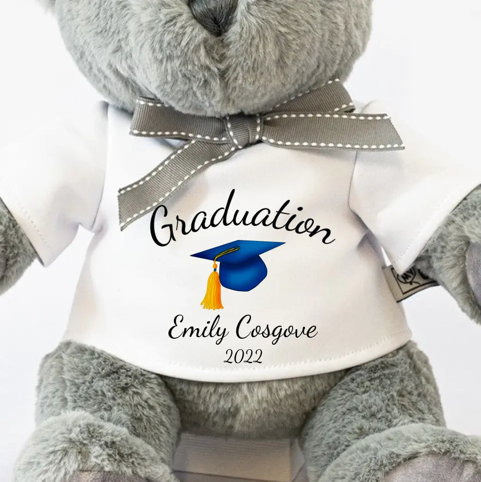 Personalised graduation teddy sales