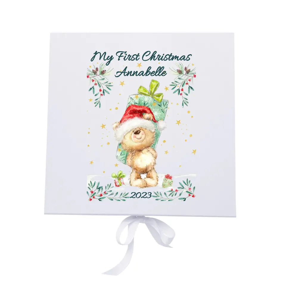 Personalised Christmas Keepsake Box - My First Christmas