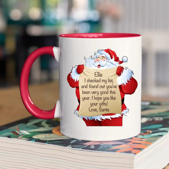 Personalised Christmas Mug - Letter from Santa