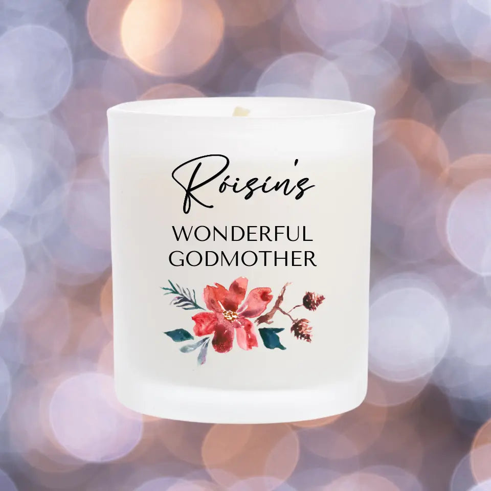 Personalised Candle - Wonderful