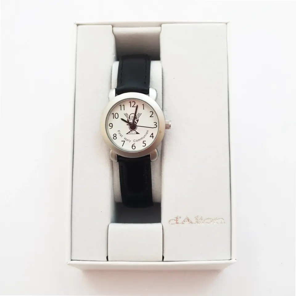 Silver Plated Communion Watch for Boys - Timeless Keepsake for a Special Occasion