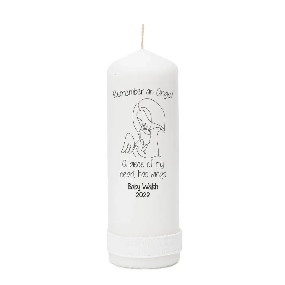 Personalised Memorial Candle - Baby or Child Loss