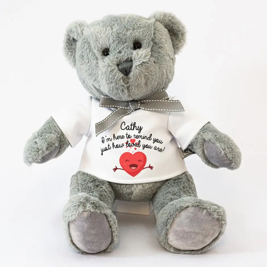 Personalised Teddy Bear - Just How Loved You Are