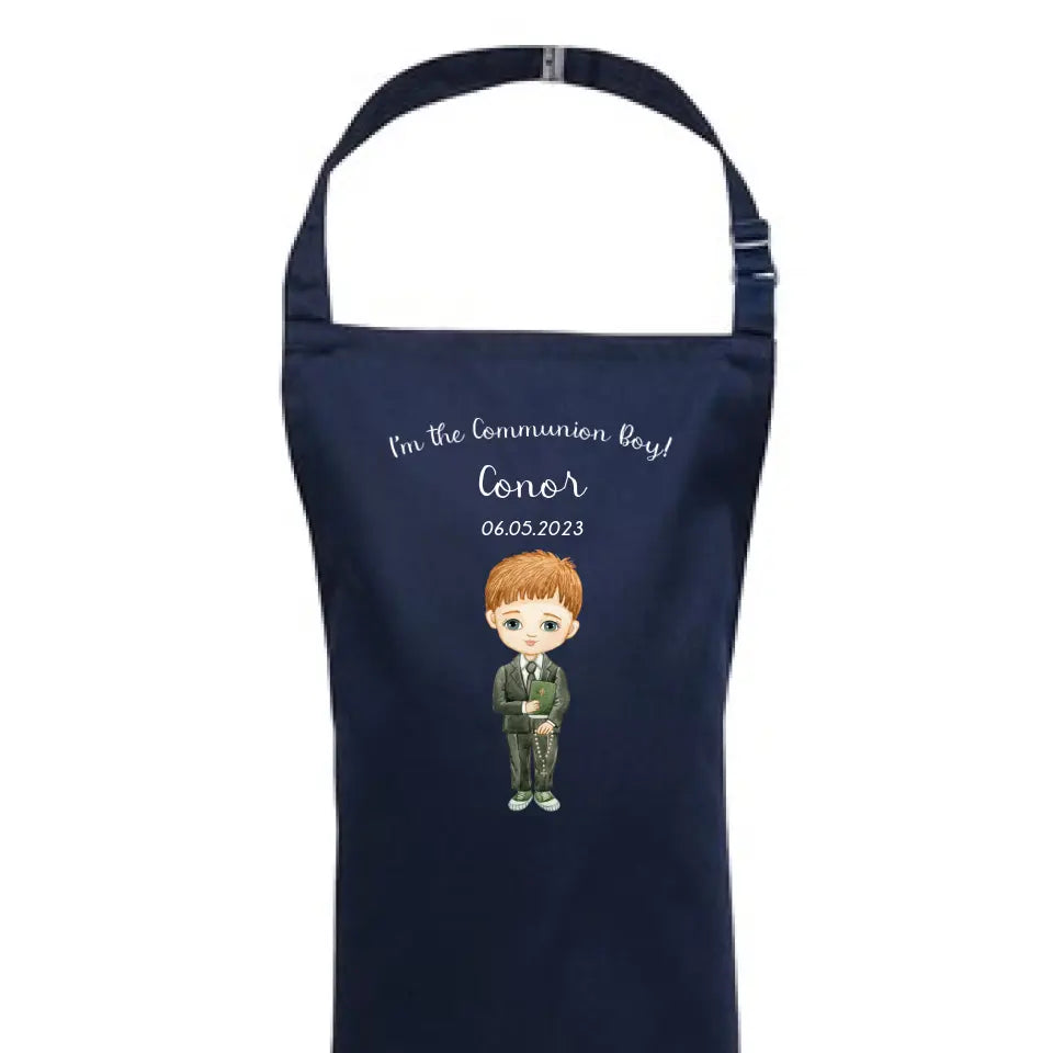 Personalised First Holy Communion Apron for Boys
