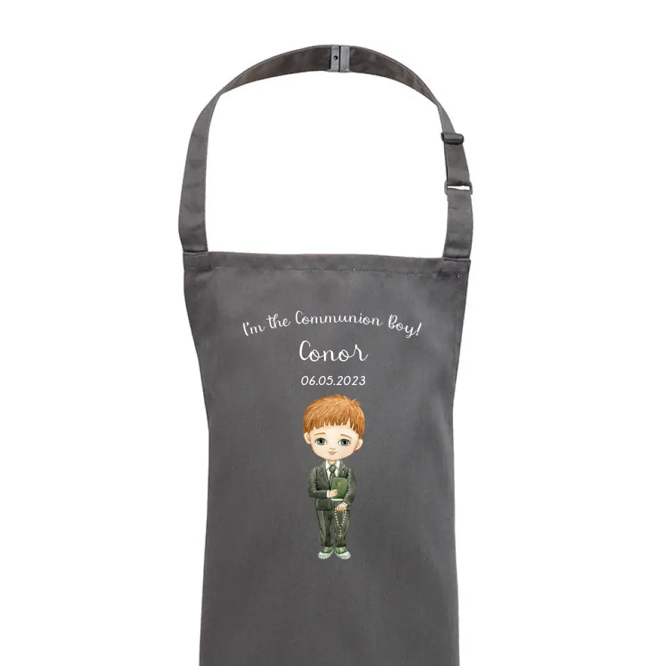 Personalised First Holy Communion Apron for Boys