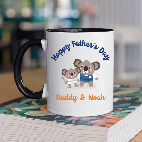 Personalised Father's Day Mug - Daddy & Me Animals
